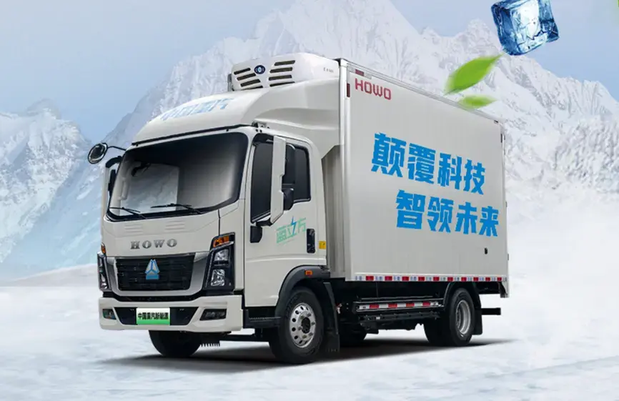 Howo Refrigerated 4×2 Cargo Truck-1