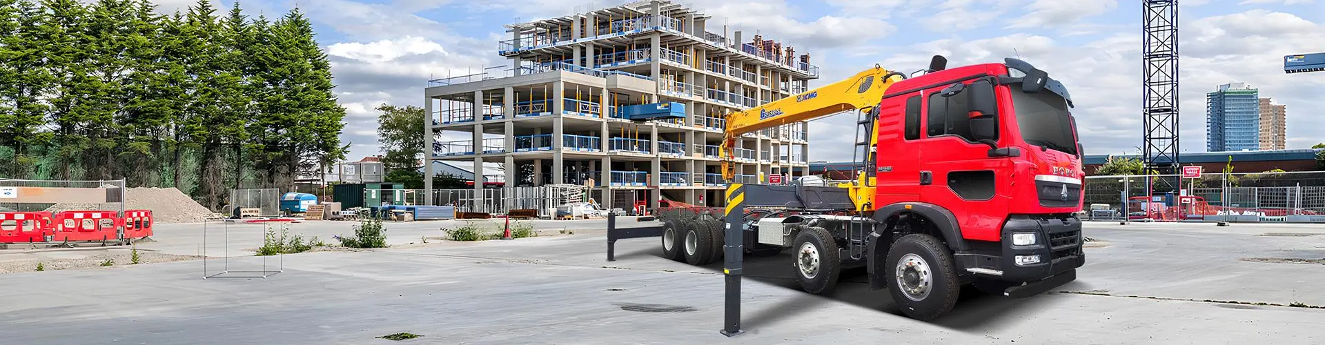 Howo TX 8×4 Mounted Crane Truck-2