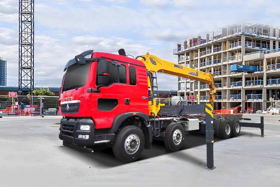 Howo TX 8×4 Mounted Crane Truck