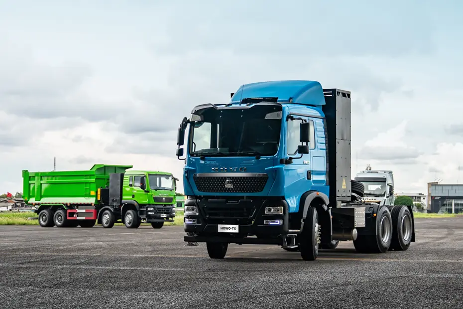 Howo TX Pure Electric 6×4 Tractor Truck -2