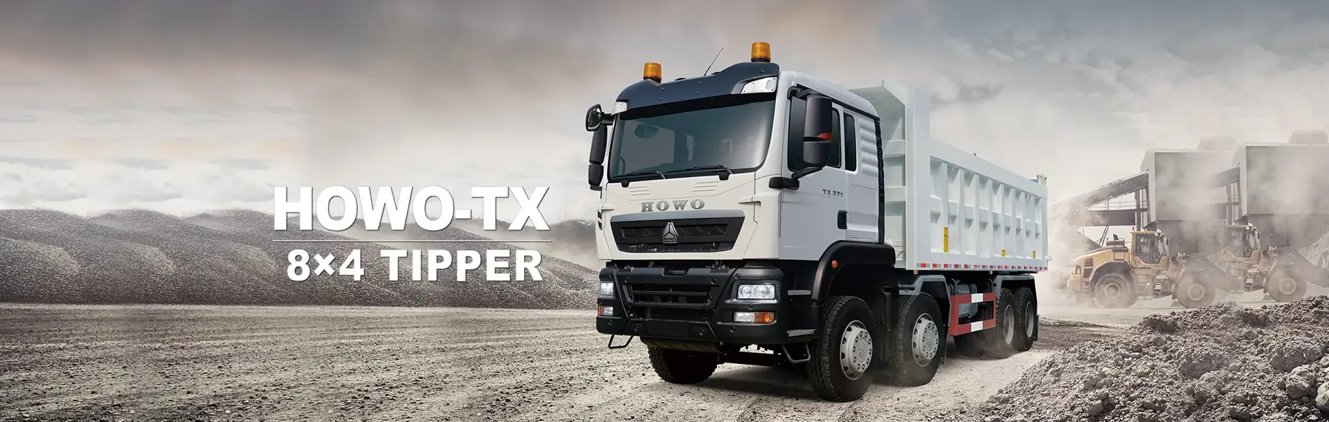 Sinotruk Howo TX 371hp 8×4 Tipper Truck-1