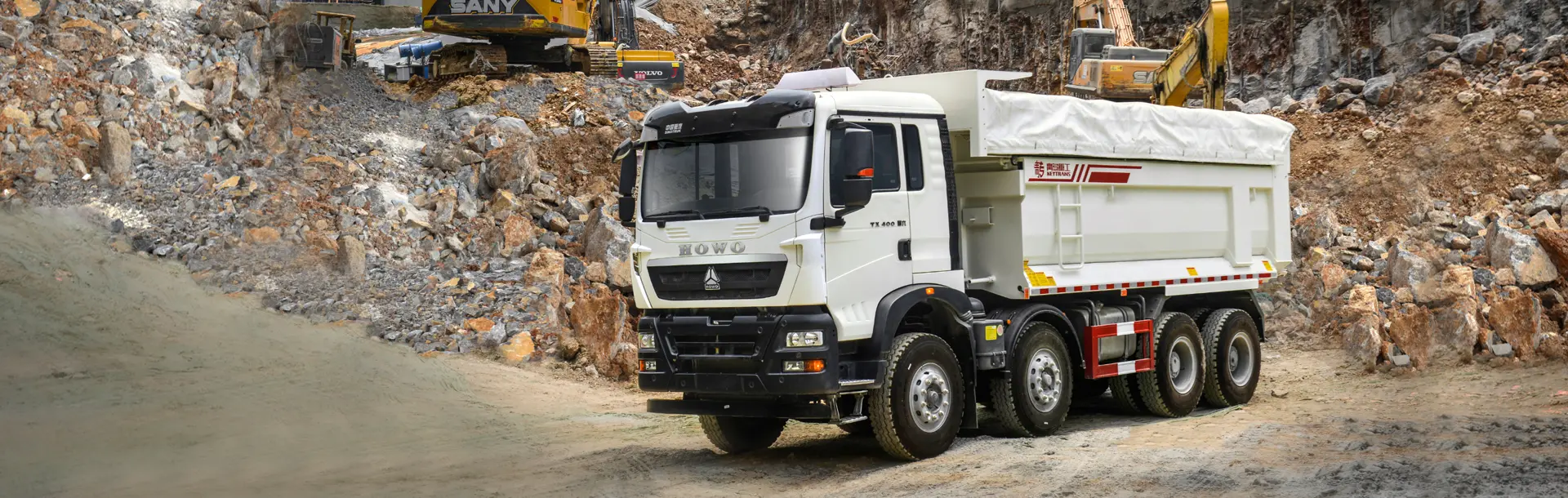 Sinotruk Howo TX 8×4 Dump Truck.-3