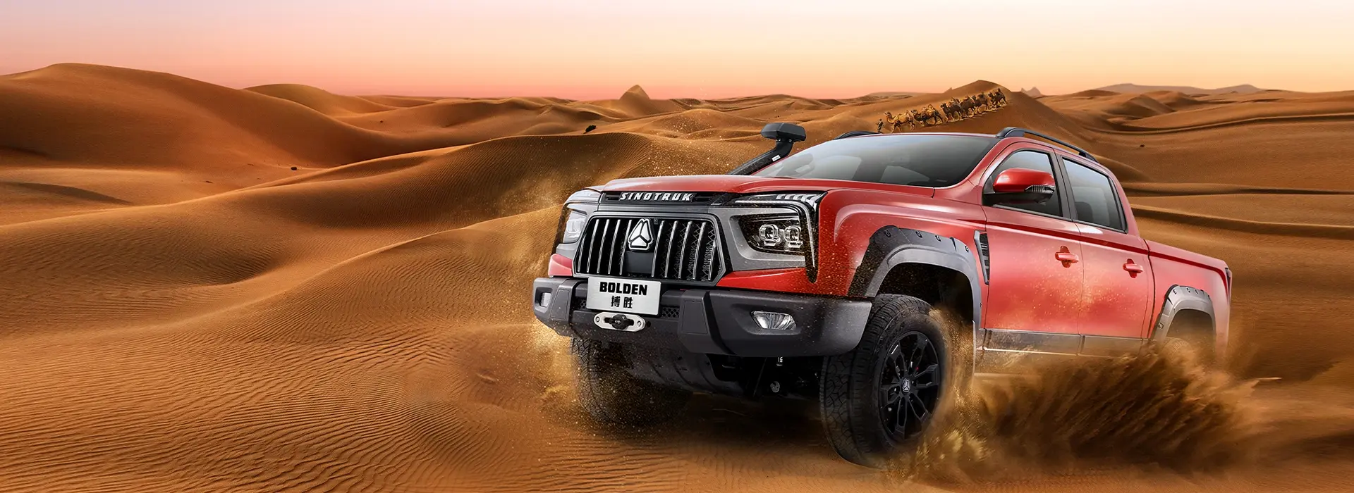 Sinotruk Off-road Pickup Banner